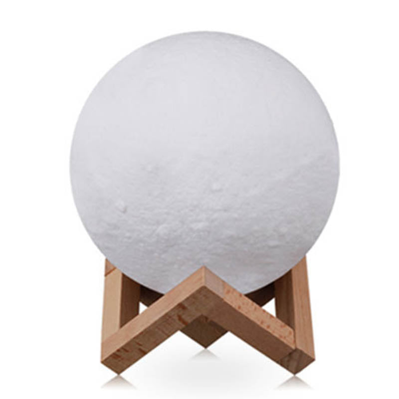 Portable 800Ml Cool Mist Humidifiers Aroma Oil Diffuser Mini 3D Moon Lamp Ultrasonic Home Room Air Humidifier Moon Humidifier