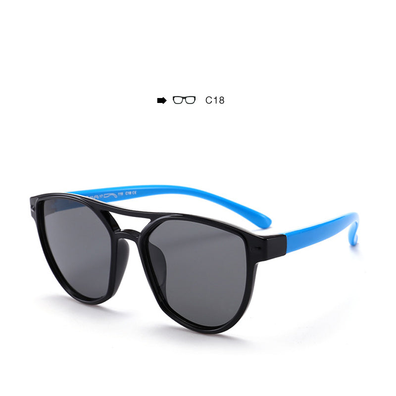 Brand Designer Fashionable Children Eyewear Boys and Girls Sun Shades Kids Sunglasses S8172