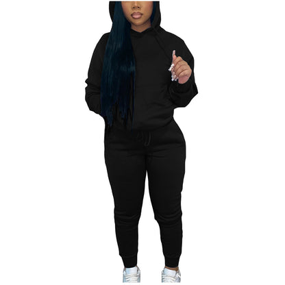 custom sweat suit set 2022 Winter Fall Clothing Workout sweatsuit 2 Two Piece Set Custom Hoodie Women private label Sweat Suits