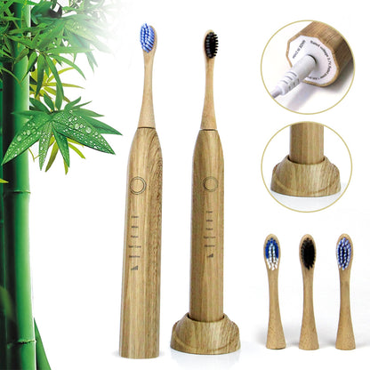 Biodegradable Brush Head Electrical Bamboo Electric Toothbrush