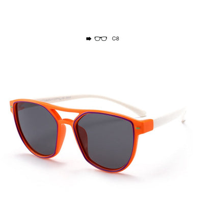 Brand Designer Fashionable Children Eyewear Boys and Girls Sun Shades Kids Sunglasses S8172