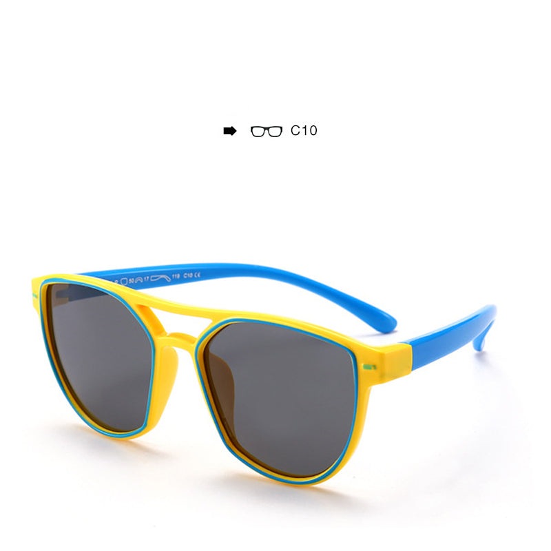 Brand Designer Fashionable Children Eyewear Boys and Girls Sun Shades Kids Sunglasses S8172