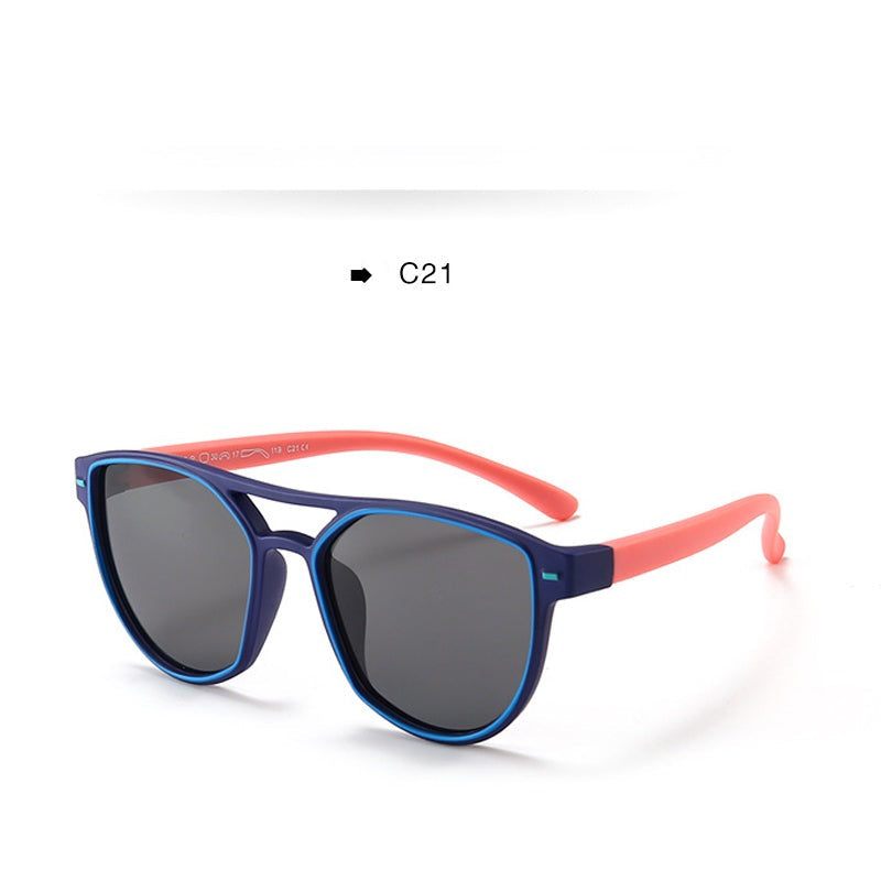 Brand Designer Fashionable Children Eyewear Boys and Girls Sun Shades Kids Sunglasses S8172