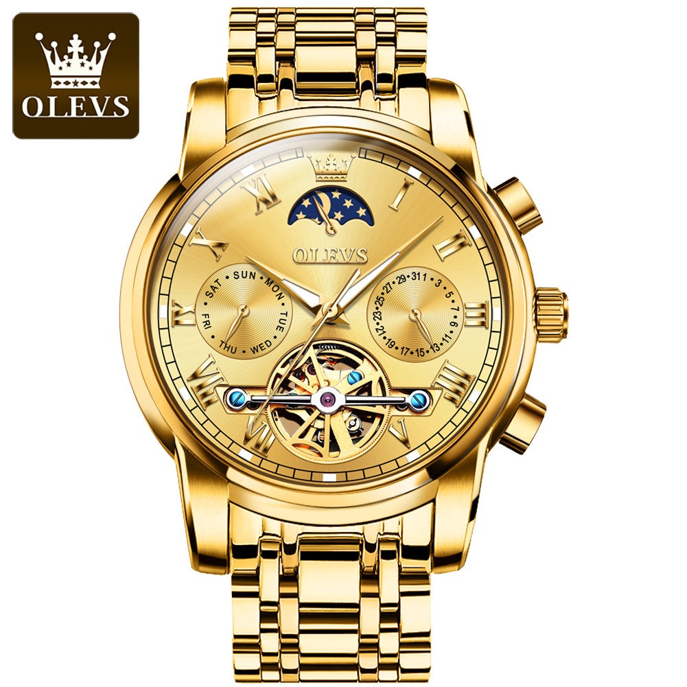 Men Hand Watch OLEVS 6617 Automatic Mechanical Montre