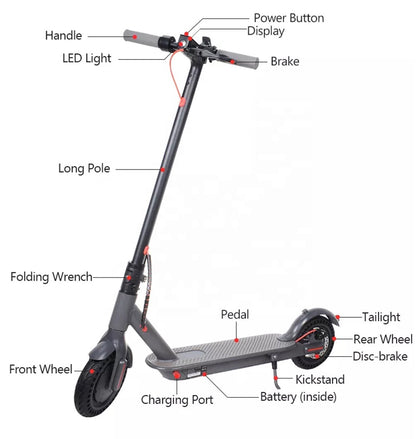 EU US AU Warehouse Stock Dropshipping M365 E Scooter 350W 8.5 Inch Foldable Mobility Adult Kick Pro Electric Scooters