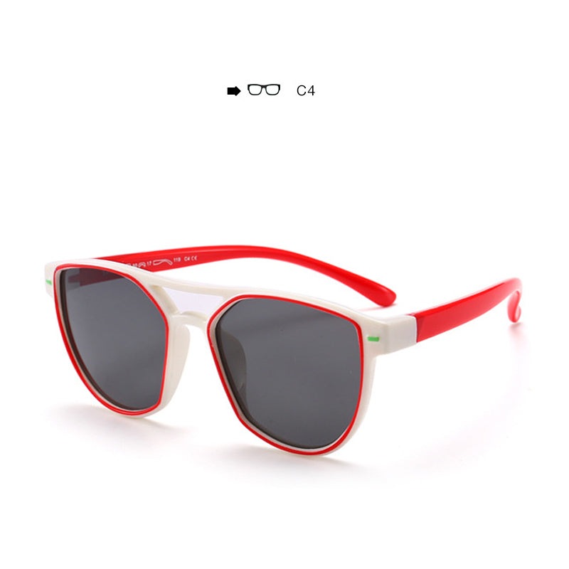 Brand Designer Fashionable Children Eyewear Boys and Girls Sun Shades Kids Sunglasses S8172