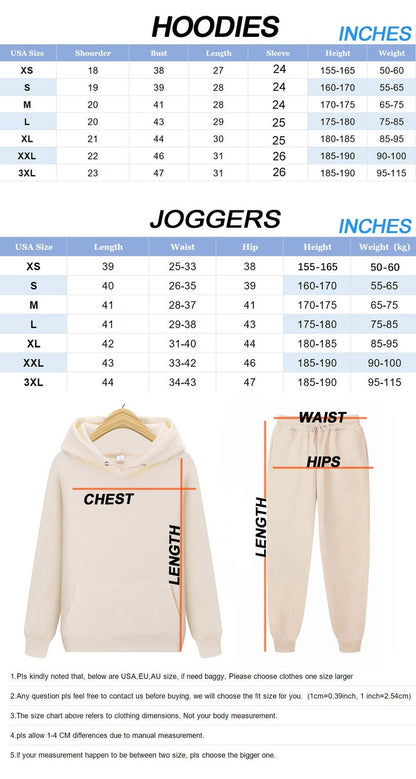 Custom logo usa Mens 100% cotton blank plain hoodies vendor Joggers And Hoodies Set embroidery unisex men stacked Sweatsuit sets