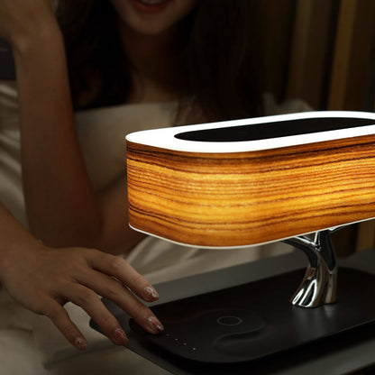 Unique Version Tree of Life Table Lamp 10W Qi Wireless Charger BT Speaker Sleep Mode