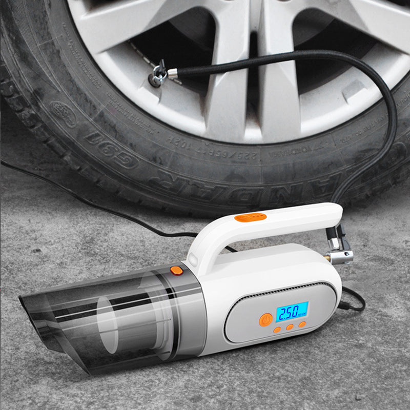 Portable Automatic Car Vacuum Cleaner HandHeld Car Electric Air Pumps Cycle Pumps Air Pump Tyre Inflators 4 in 1 Car Use