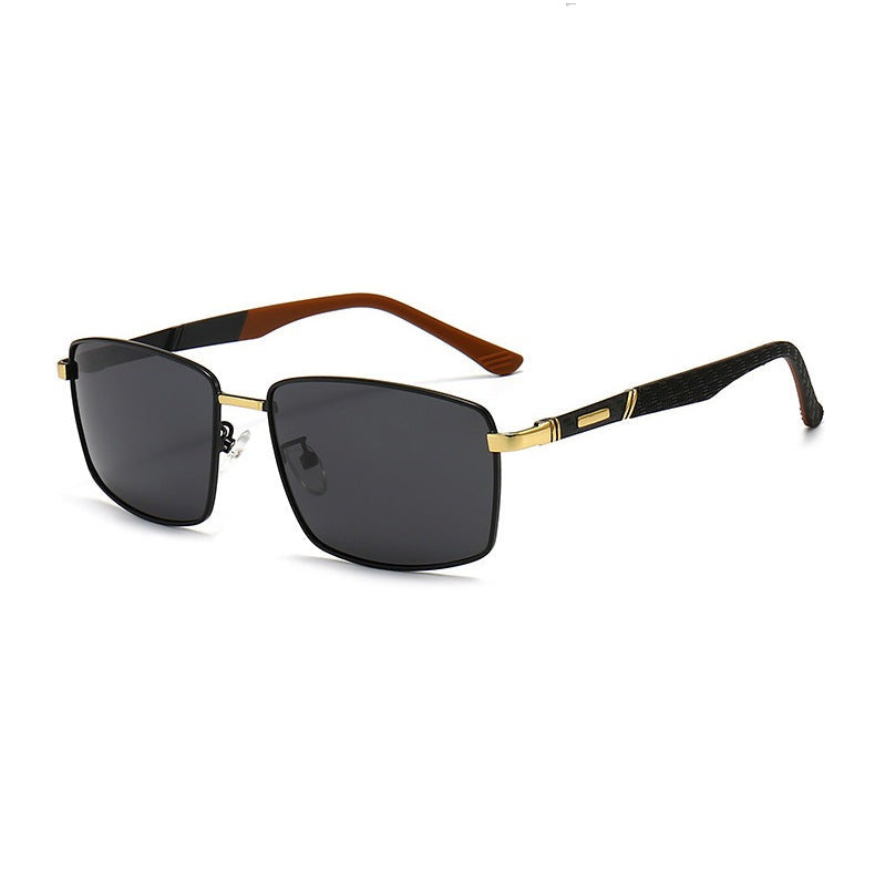 Sunbest Eyewear 2927 High Quality Vintage Classic Rectangle Metal Frame Polarized Men Driving Sunglasses