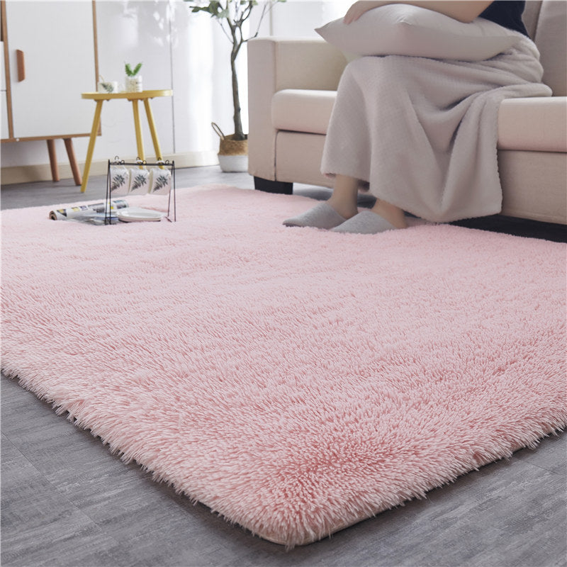 Modern luxury home decor fluffy shaggy rugs area carpet for living room