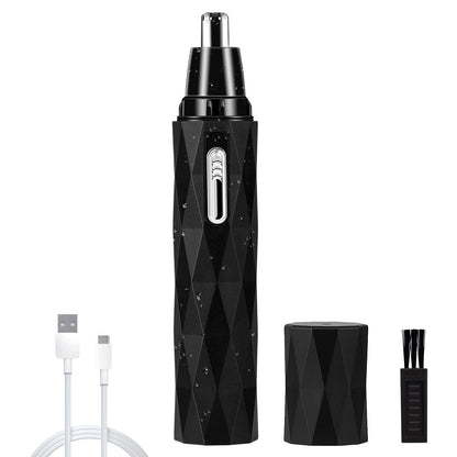 New Design Diamond Facets Men Nose Trimmer Waterproof Easy To Clean Home Use Nose And Ear Hair Trimmer