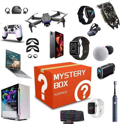 Gift Mystery Box Wireless Earbuds In Ear Headphone TWS Earphone Camera Smart Watch Laptop Speaker Mobile Phone