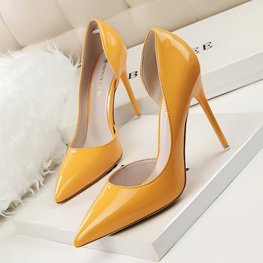 Dropshipping high heel stiletto d'orsay pumps fashion daily wear dress shoes pointed toes pumps heel shoes