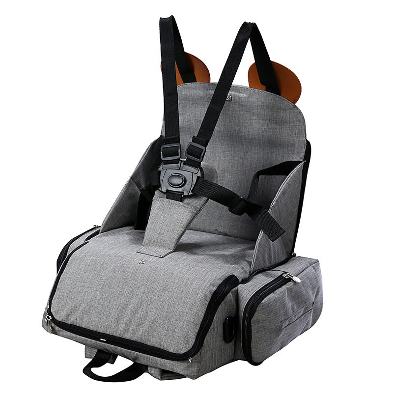 Mummy Bag Multifunction Diaper Bag with the safety seat and USB Maternity diaper bag backpack