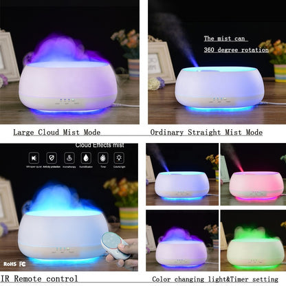 Ultrasonic essential oil remote aroma diffuser