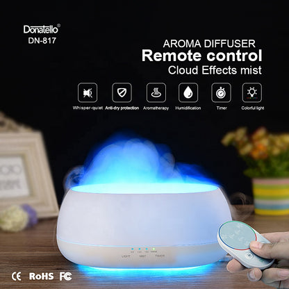 Ultrasonic essential oil remote aroma diffuser