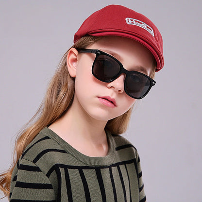 Fashion Vintage Boys Girls Baby Children Sun Glasses UV400 Eyewear Cool Classic Sport Square Polarized Lens Kids Sunglasses 8313