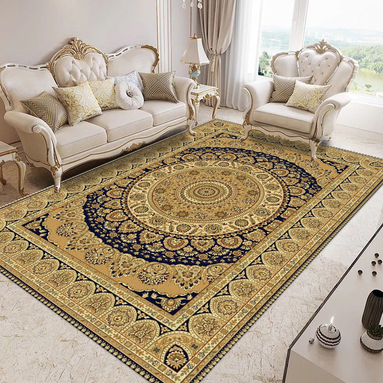 Popular Living room Decorations Home Center Carpet European style 3d Rug