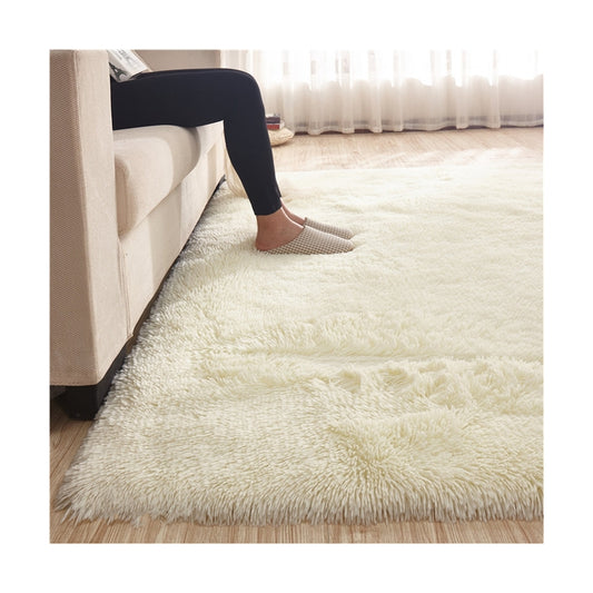 Modern home decor fluffy faux shaggy rug floor carpet for living room