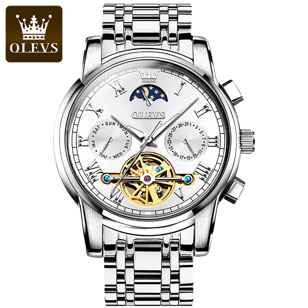 Men Hand Watch OLEVS 6617 Automatic Mechanical Montre