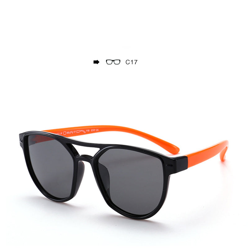 Brand Designer Fashionable Children Eyewear Boys and Girls Sun Shades Kids Sunglasses S8172