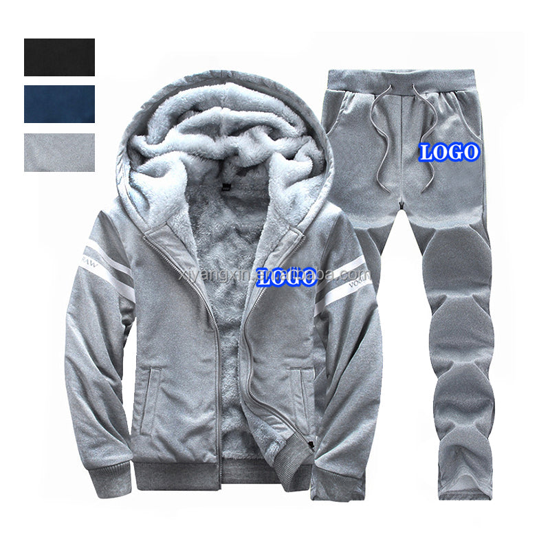 Jogger sets 2021 Jogging sweatsuit Tracksuit Training wear Sweat suits Plus size Men's jackets Coats Clothing Custom hoodies