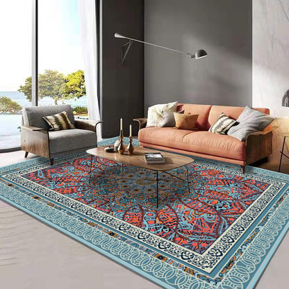 China Customized washable Simple Nordic digital printed custom rug