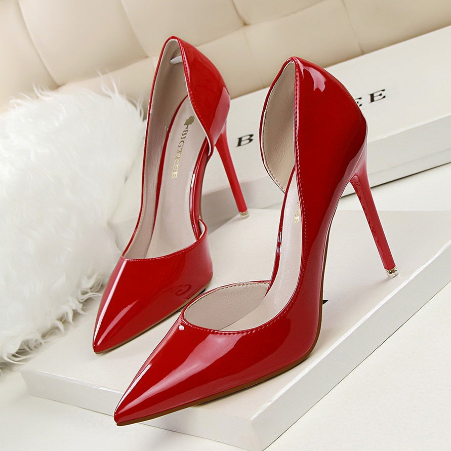 Dropshipping high heel stiletto d'orsay pumps fashion daily wear dress shoes pointed toes pumps heel shoes