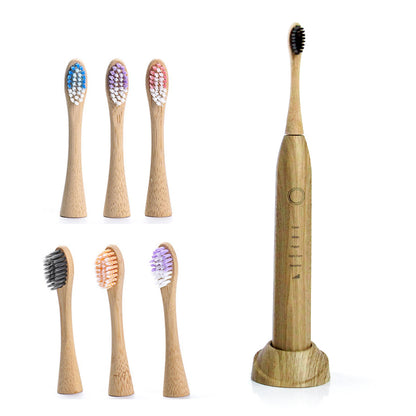 Biodegradable Brush Head Electrical Bamboo Electric Toothbrush