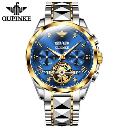 OUPINKE 3186 Luxury Brand Watches Men Automatic Mechanical Watch Waterproof Wrist Watches For Man