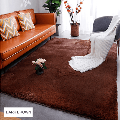 Modern home decor fluffy faux shaggy rug floor carpet for living room