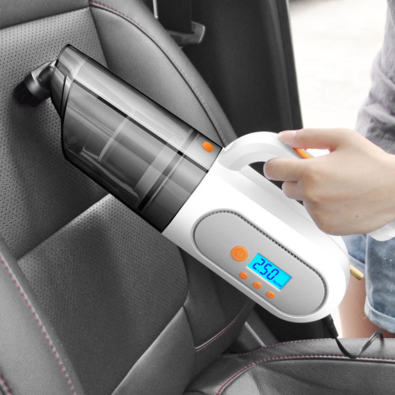 Portable Automatic Car Vacuum Cleaner HandHeld Car Electric Air Pumps Cycle Pumps Air Pump Tyre Inflators 4 in 1 Car Use