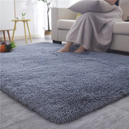 Modern luxury home decor fluffy shaggy rugs area carpet for living room