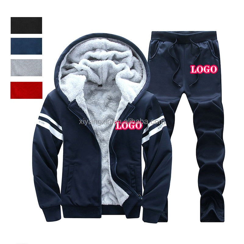 Jogger sets 2021 Jogging sweatsuit Tracksuit Training wear Sweat suits Plus size Men's jackets Coats Clothing Custom hoodies