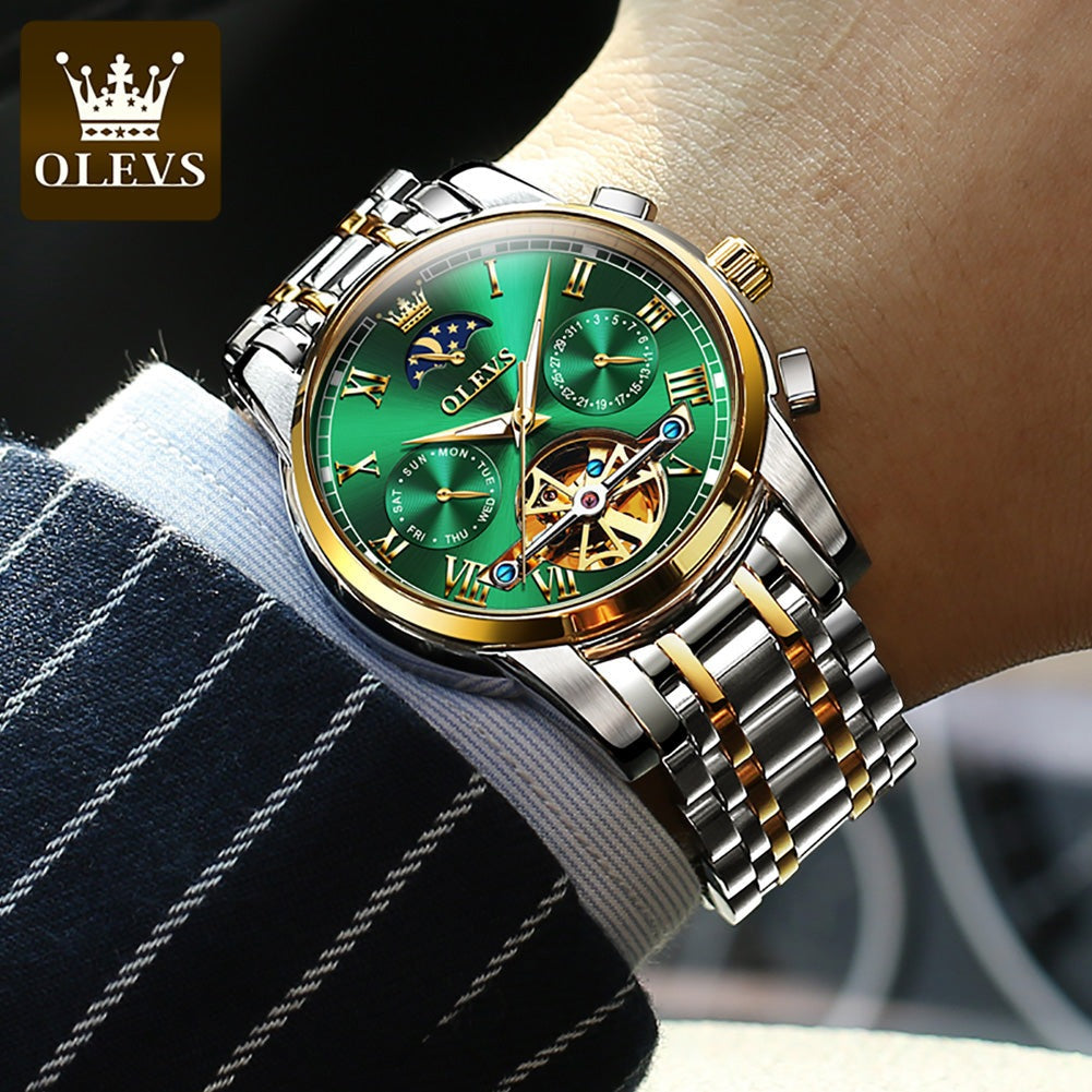 Men Hand Watch OLEVS 6617 Automatic Mechanical Montre