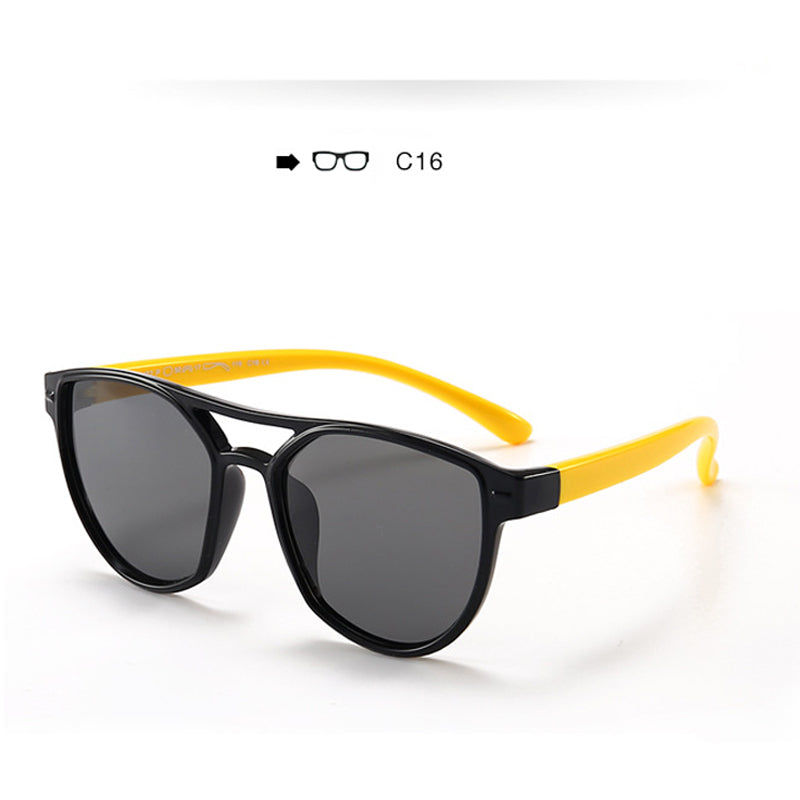 Brand Designer Fashionable Children Eyewear Boys and Girls Sun Shades Kids Sunglasses S8172