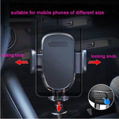 Amazon Hot Selling Car Cup Phone Holder 360 Degree Adjustable Cell Phone Mount Mobile Phone Holder For iPhone 13 12 Samsung S21