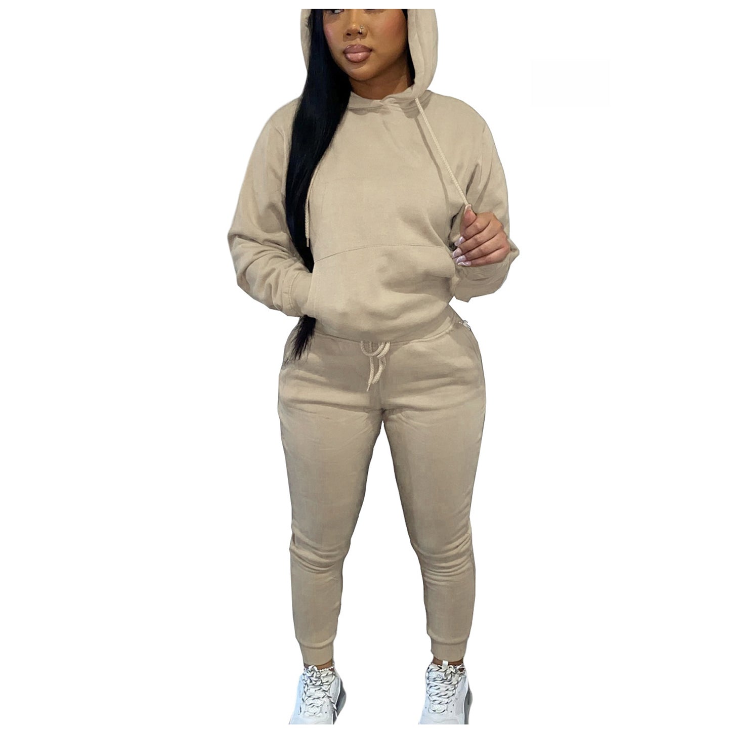 custom sweat suit set 2022 Winter Fall Clothing Workout sweatsuit 2 Two Piece Set Custom Hoodie Women private label Sweat Suits