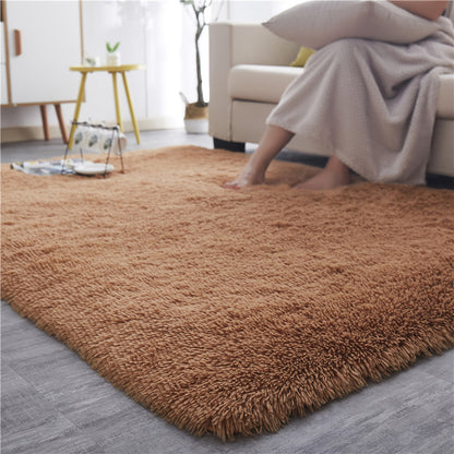 Modern luxury home decor fluffy shaggy rugs area carpet for living room