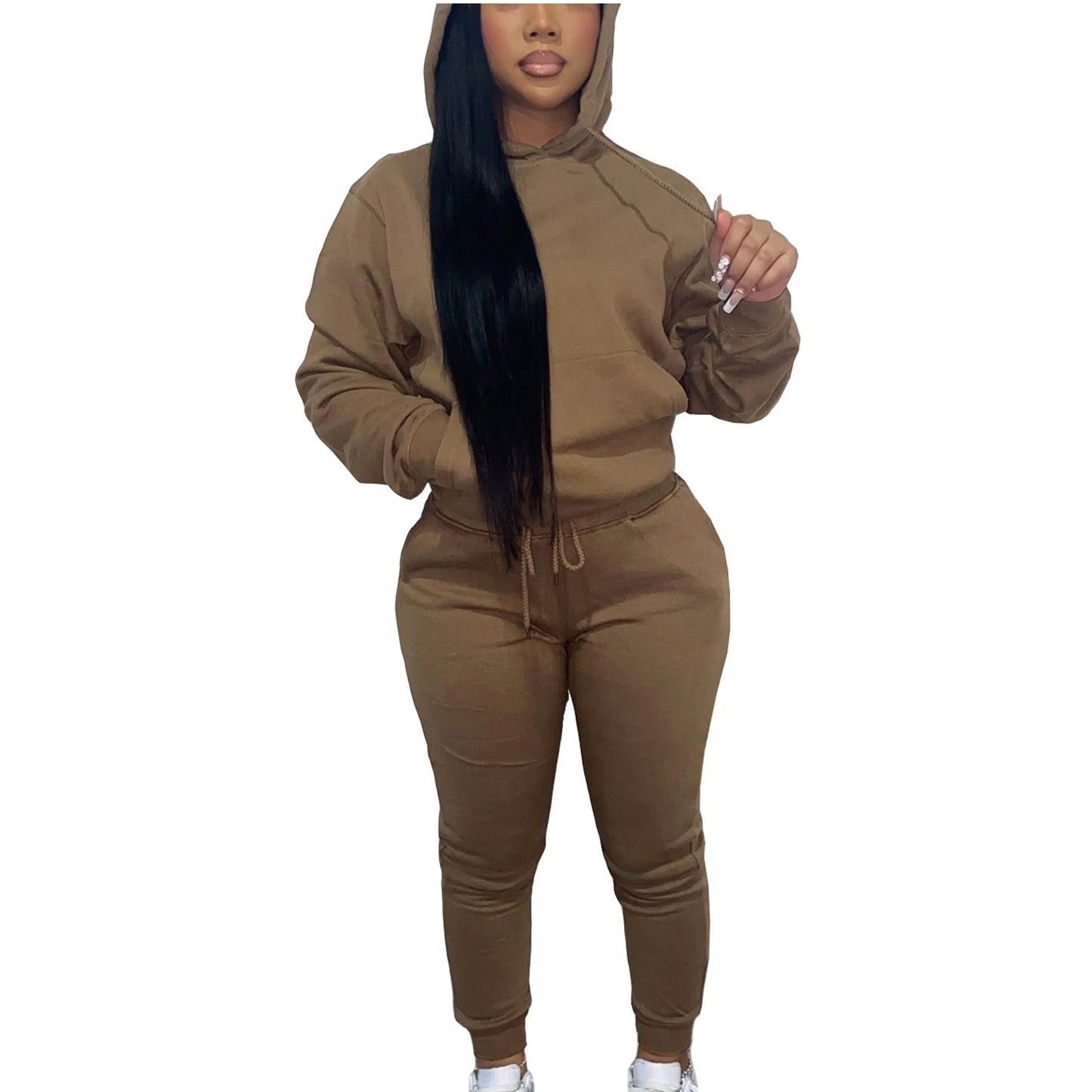 custom sweat suit set 2022 Winter Fall Clothing Workout sweatsuit 2 Two Piece Set Custom Hoodie Women private label Sweat Suits