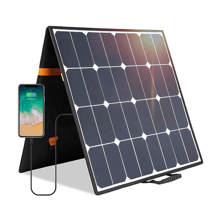 High Quality Foldable 100W 5V 18V Portable Solar Panel Kit for Outdoor Camping