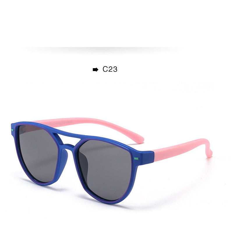 Brand Designer Fashionable Children Eyewear Boys and Girls Sun Shades Kids Sunglasses S8172