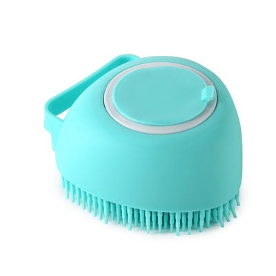 Portable Shower Massage Silicone Rubber Dog Brush, Cleaning Washing Pet Bathing Tool Dog Bath