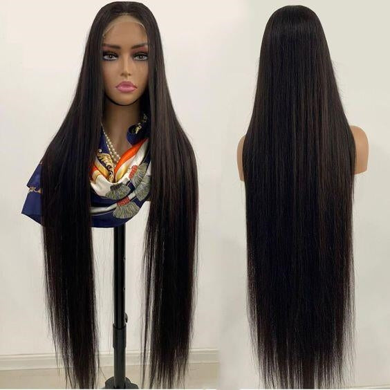 Human Hair Lace Front Brazilian Hair Full Lace Wig Remy Straight Virgin Hair Lace Front Wigs For Black Women