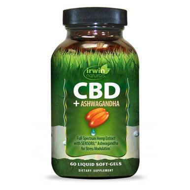 Irwin Naturals - CBD Capsules - CBD + Ashwagandha - 30mg