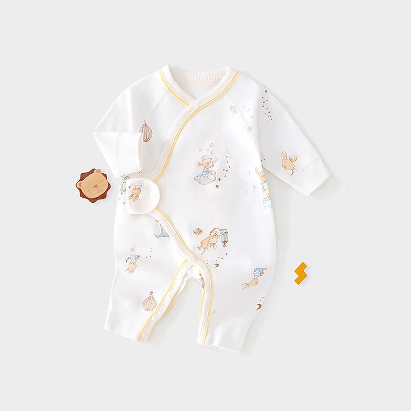 Spring And Autumn Seasons Newborn Cotton Clothes Onesie